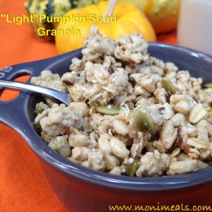 Light and Easy Pumpkin Seed Granola