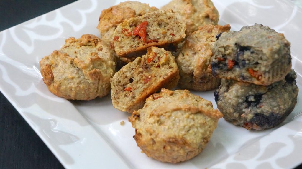 Goji Nut Muffins