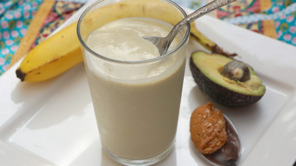 Avocado PB Banana Smoothie