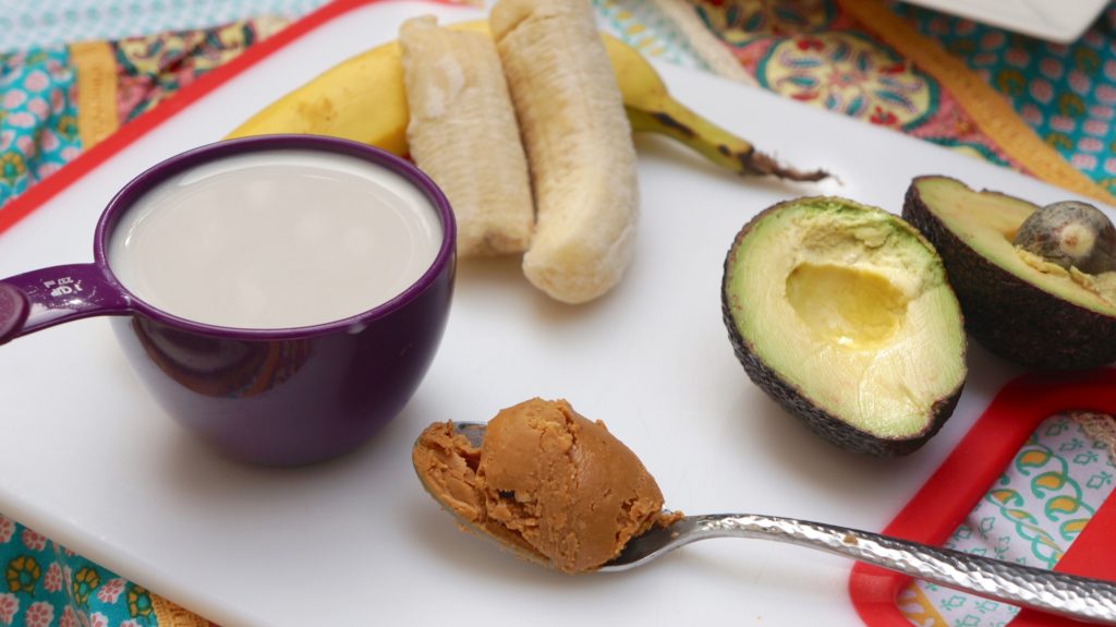 Avocado PB Banana Smoothie