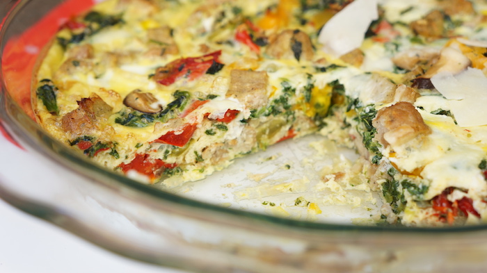 Healthy & Easy Veggie Egg Bake